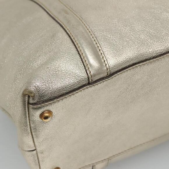 GUCCI Interlocking Tote Bag Leather Gold - Picture 13 of 16